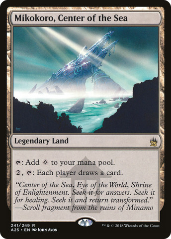 Mikokoro, Center of the Sea (A25-241)  Foil - Masters 25