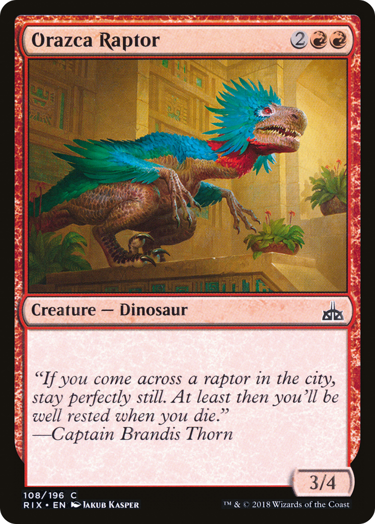 Orazca Raptor (RIX-108)  - Rivals of Ixalan
