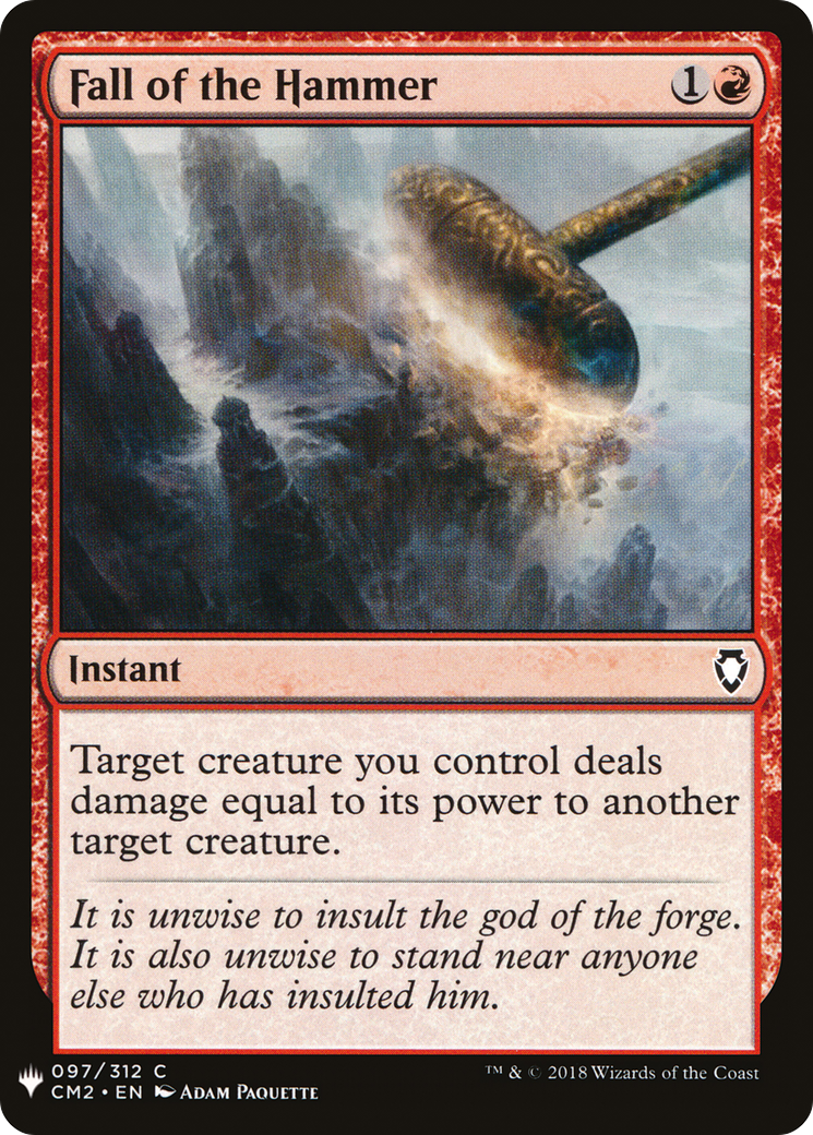 Fall of the Hammer (LIST-CM2-97)  - The List