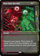 Peer Past the Veil (Showcase) (DSK-325)  Foil - Duskmourn: House of Horror: (Showcase)