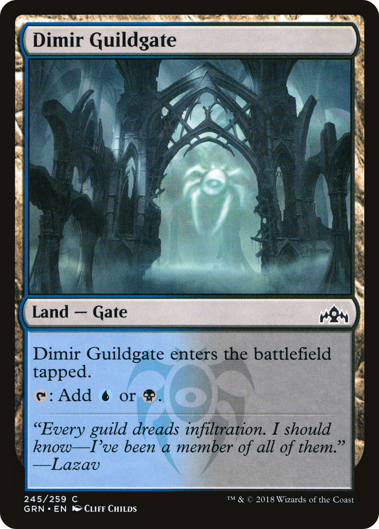 Dimir Guildgate (245) (GRN-245) - Guilds of Ravnica