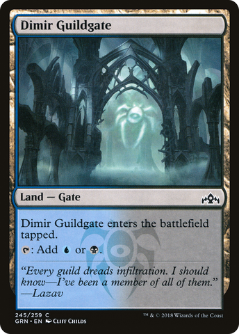 Dimir Guildgate (245) (GRN-245)  - Guilds of Ravnica