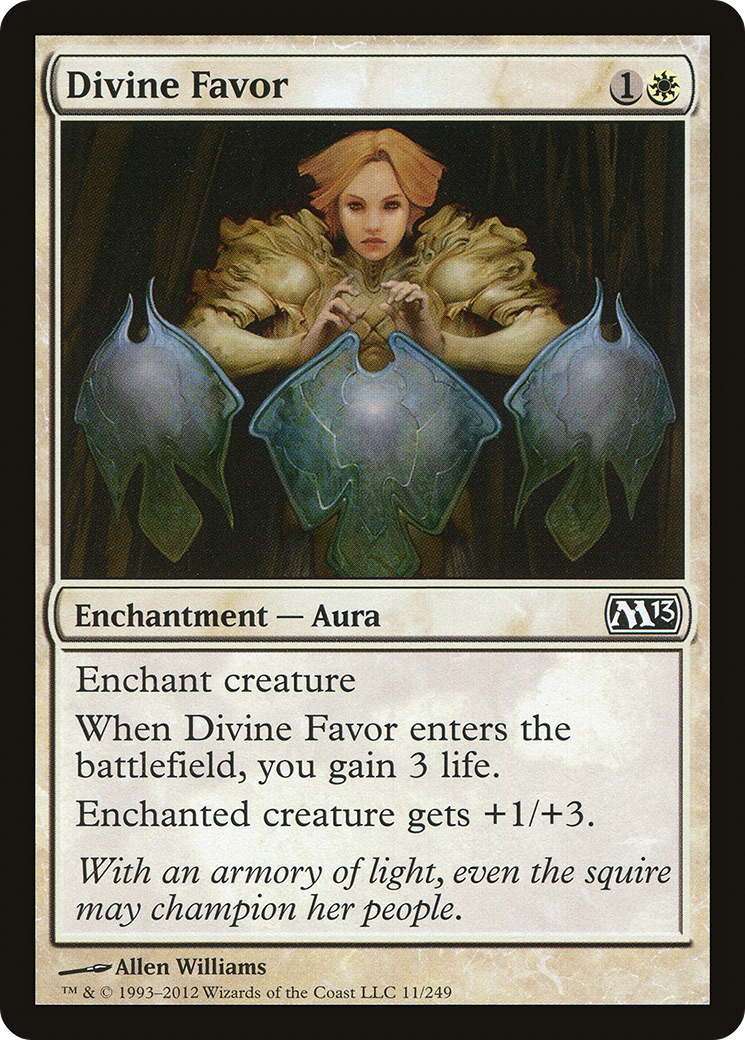 Divine Favor (M13-011)  Foil - Magic 2013