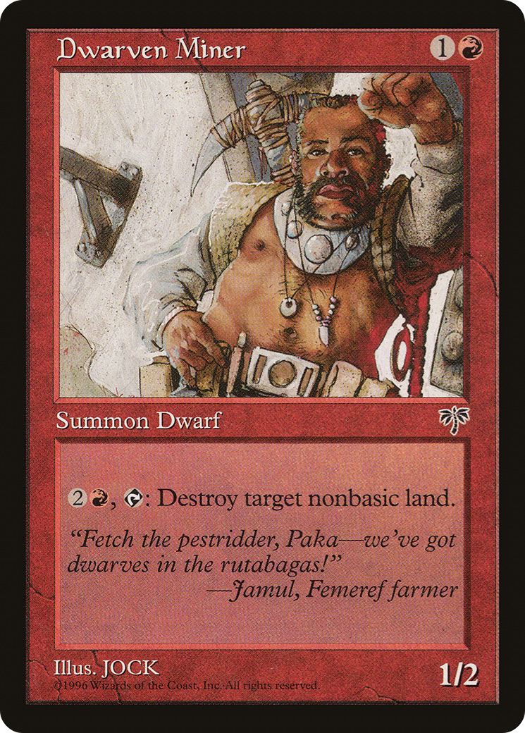 Dwarven Miner (MIR-)  - Mirage