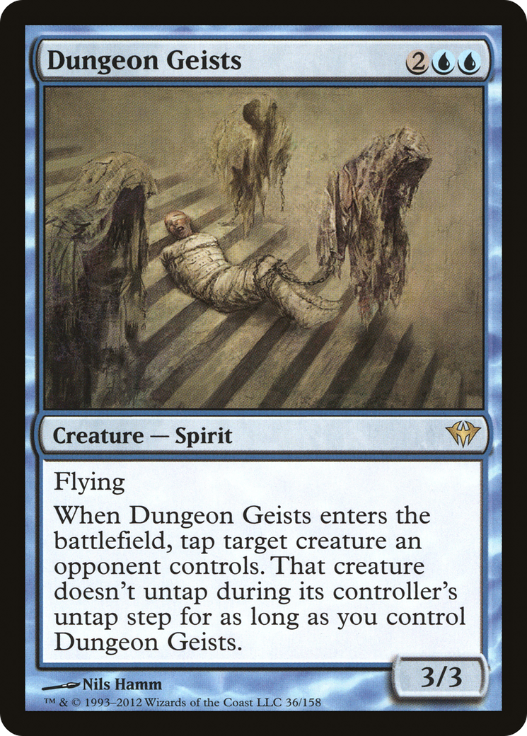 Dungeon Geists (DKA-036)  Foil - Dark Ascension