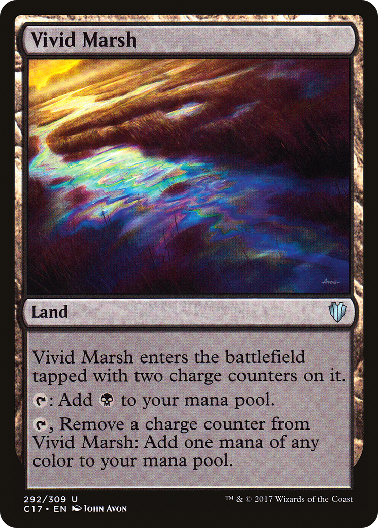 Vivid Marsh (C17-292)  - Commander 2017