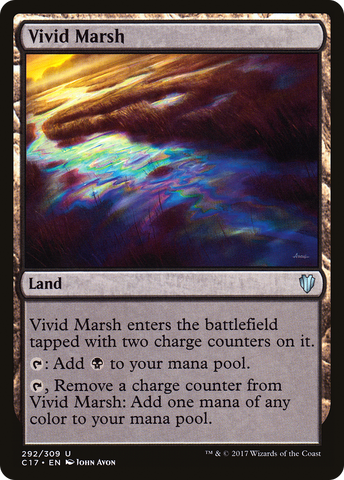 Vivid Marsh (C17-292)  - Commander 2017