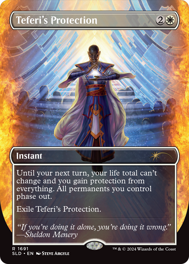Teferi's Protection (1691) (SLD-1691)  - Secret Lair Drop (Borderless)