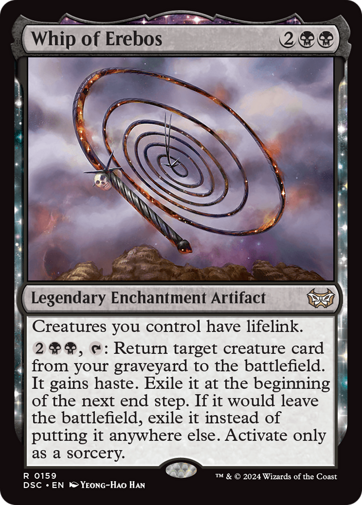 Whip of Erebos (DSC-159)  - Duskmourn: House of Horror Commander