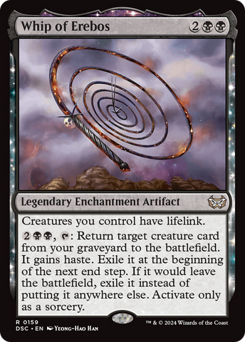 Whip of Erebos (DSC-159)  - Duskmourn: House of Horror Commander