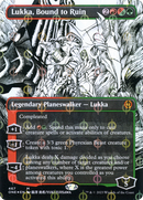 Lukka, Bound to Ruin (Borderless) (Step-And-Compleat Foil) (ONE-467)  Foil - Phyrexia: All Will Be One: (Showcase)