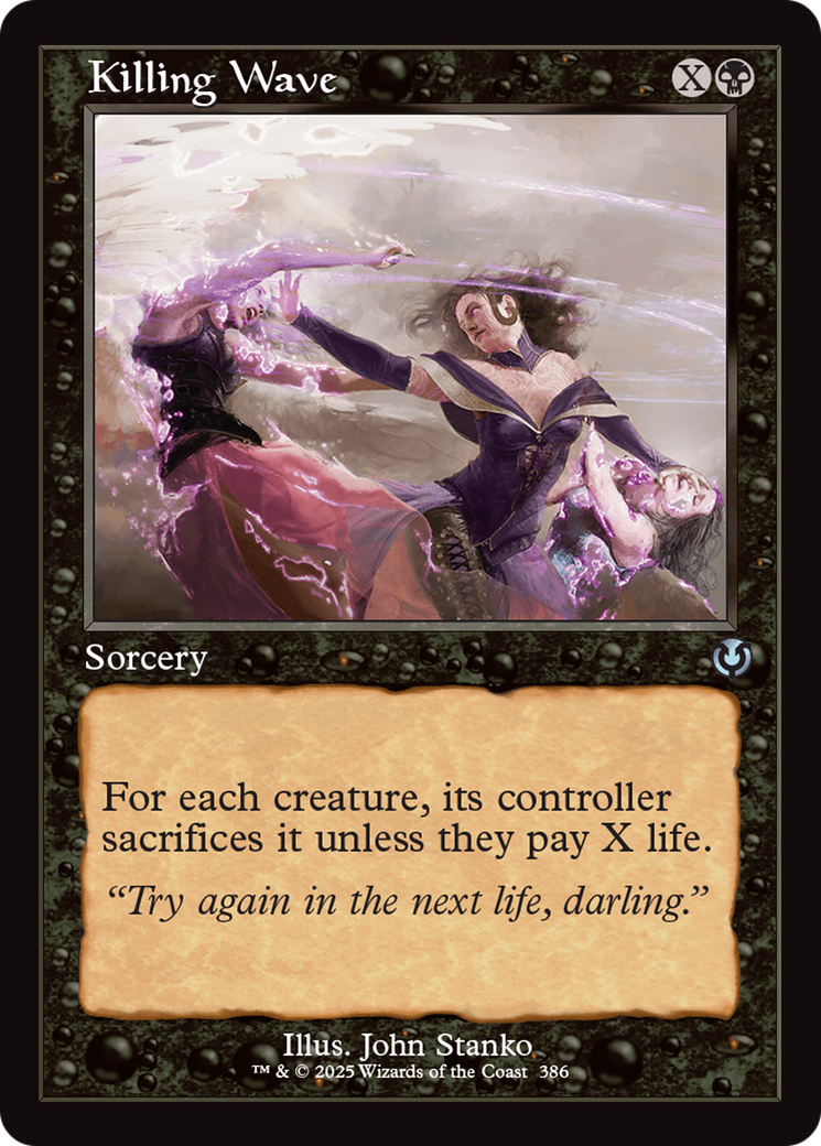 Killing Wave (Retro Frame) (INR-386)  Foil - Innistrad Remastered