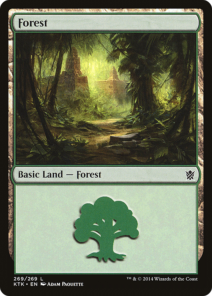 Forest (269) (KTK-269)  - Khans of Tarkir