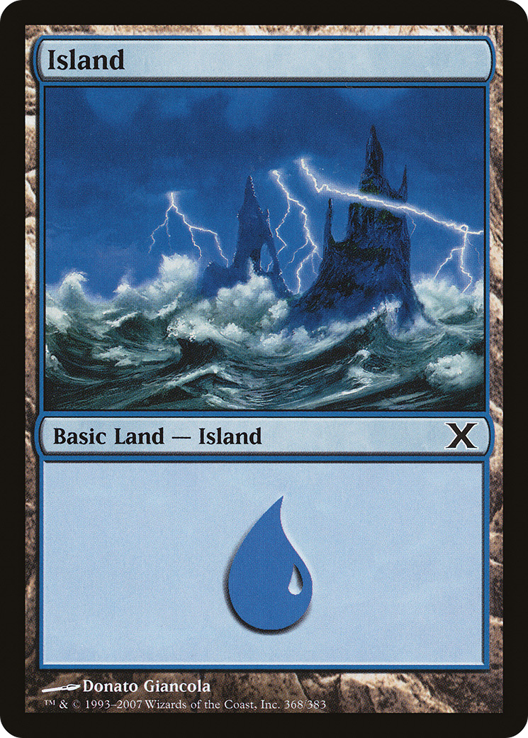Island (368) (10E-368)  - Tenth Edition