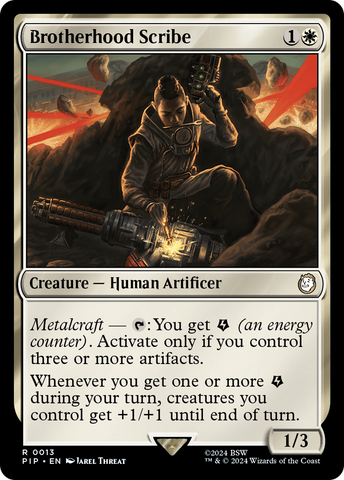 Brotherhood Scribe (PIP-013)  Foil - Fallout