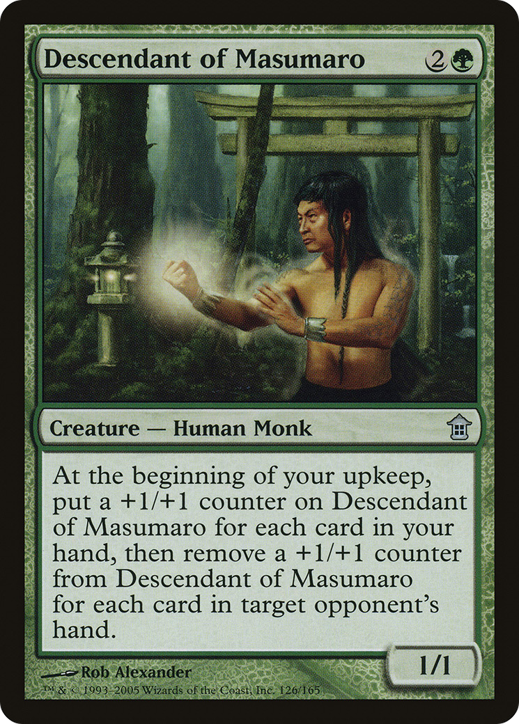 Descendant of Masumaro (SOK-126)  - Saviors of Kamigawa