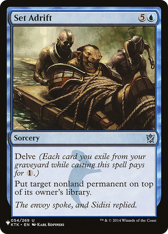 Set Adrift (LIST-KTK-54)  - The List