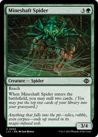 Mineshaft Spider (LCI-202)  - The Lost Caverns of Ixalan