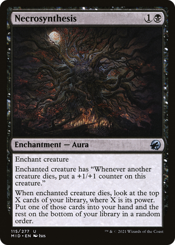 Necrosynthesis (MID-115)  Foil - Innistrad: Midnight Hunt