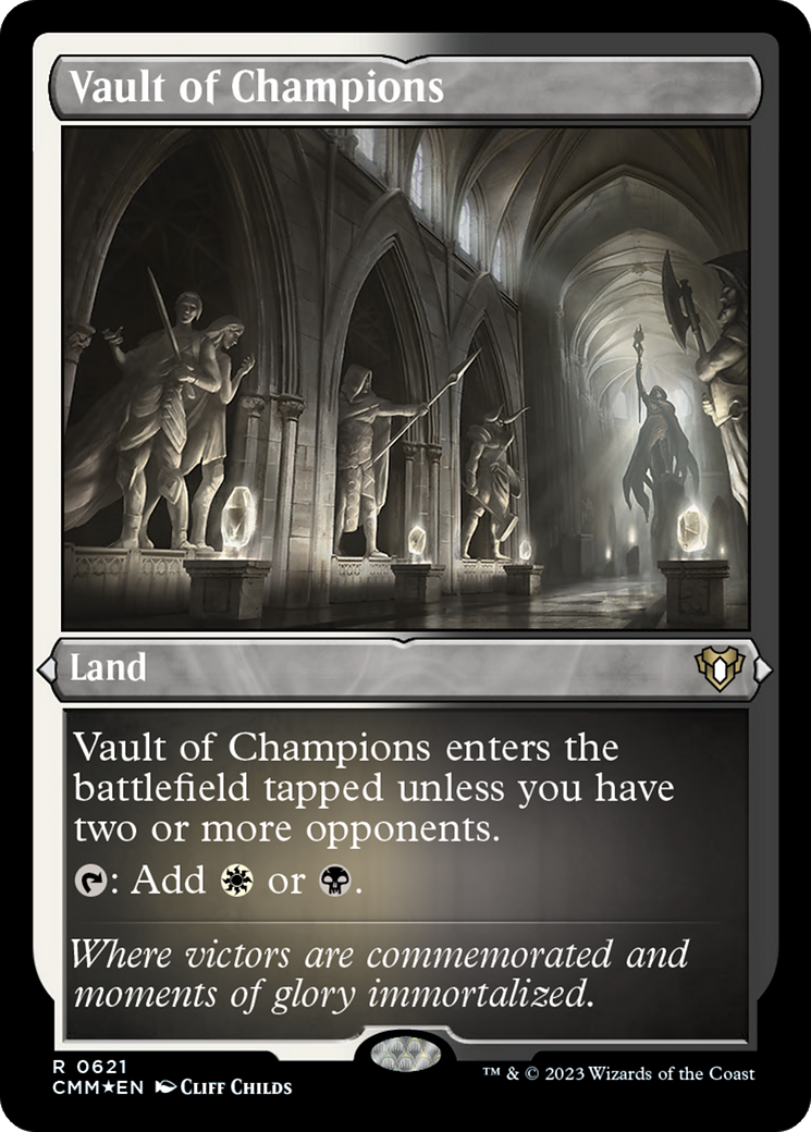 Vault of Champions (CMM-621)  Etched Foil - Commander Masters