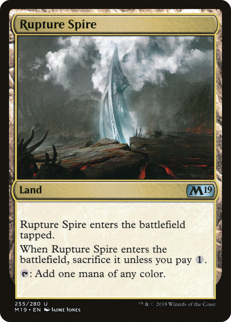 Rupture Spire (M19-255)  - Core Set 2019