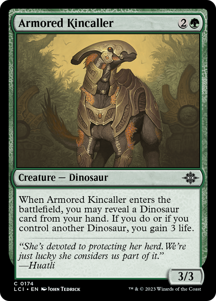 Armored Kincaller (LCI-174)  - The Lost Caverns of Ixalan
