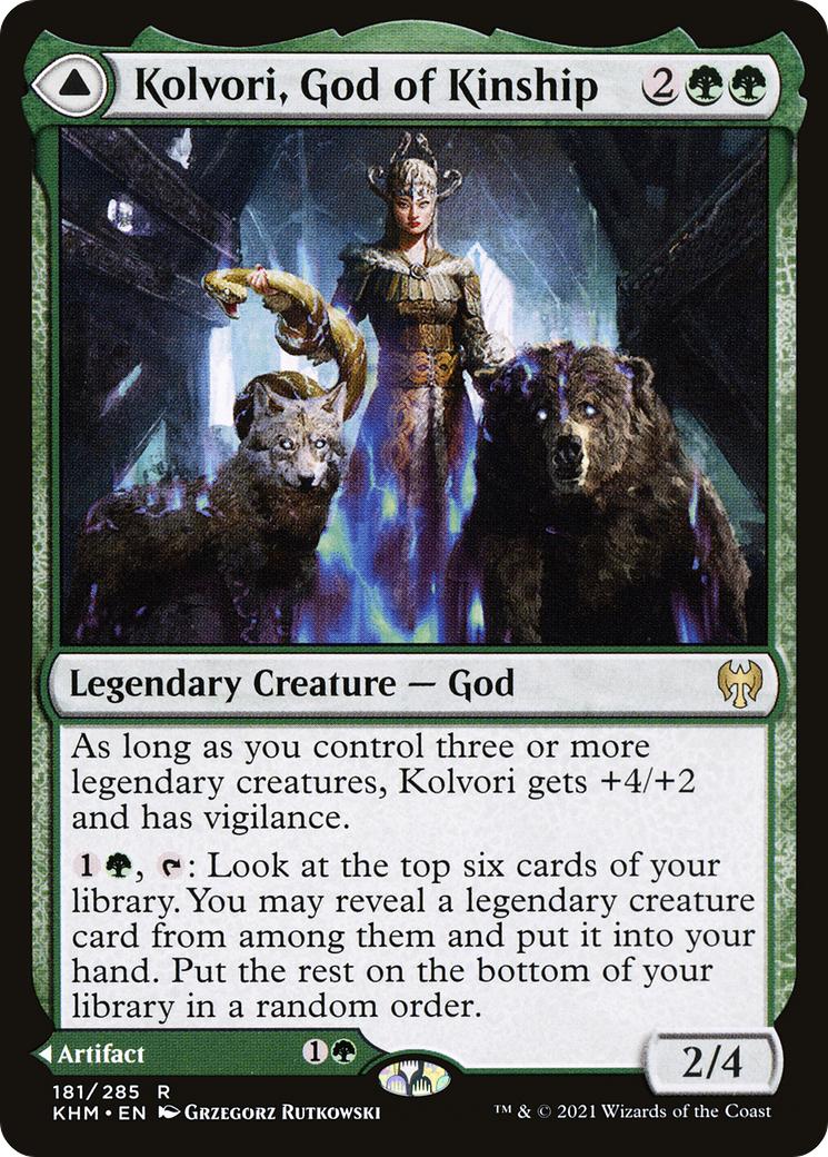 Kolvori, God of Kinship (KHM-181)  Foil - Kaldheim