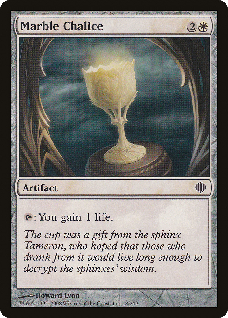 Marble Chalice (ALA-018)  Foil - Shards of Alara