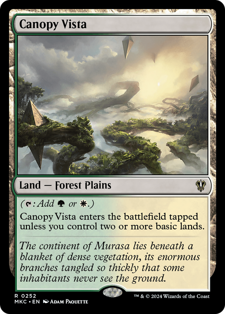 Canopy Vista (MKC-252)  - Murders at Karlov Manor Commander