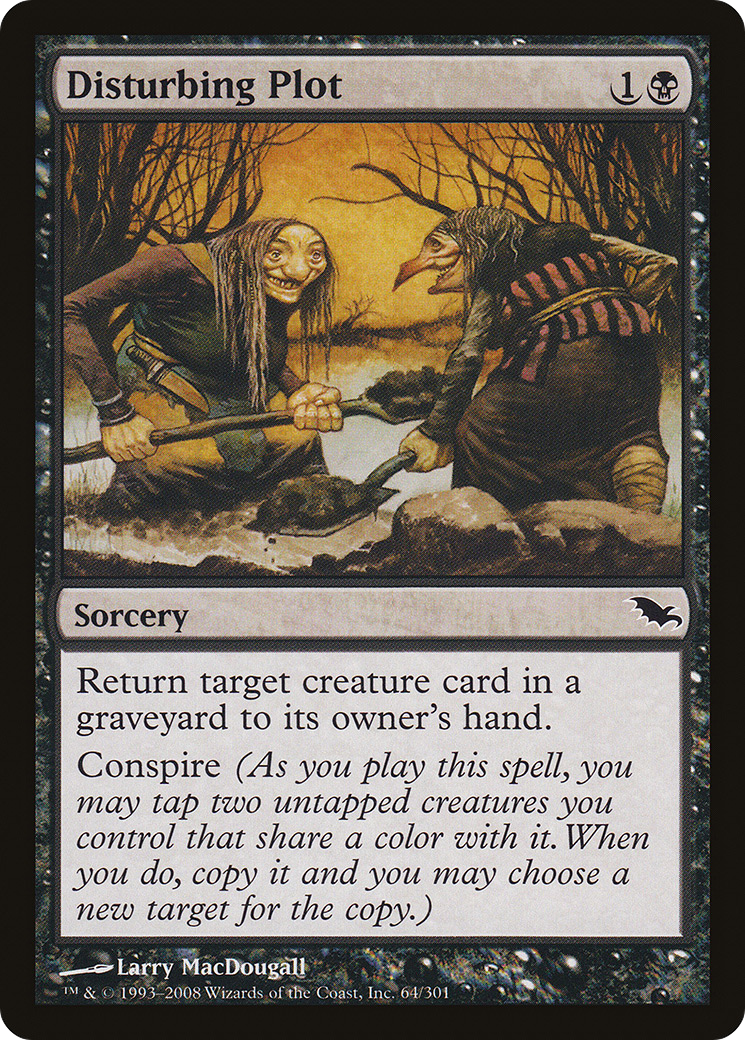 Disturbing Plot (SHM-064)  Foil - Shadowmoor