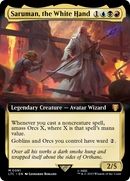 Saruman, the White Hand (Extended Art) (LTC-091)  Foil - Tales of Middle-earth Commander: (Extended Art)