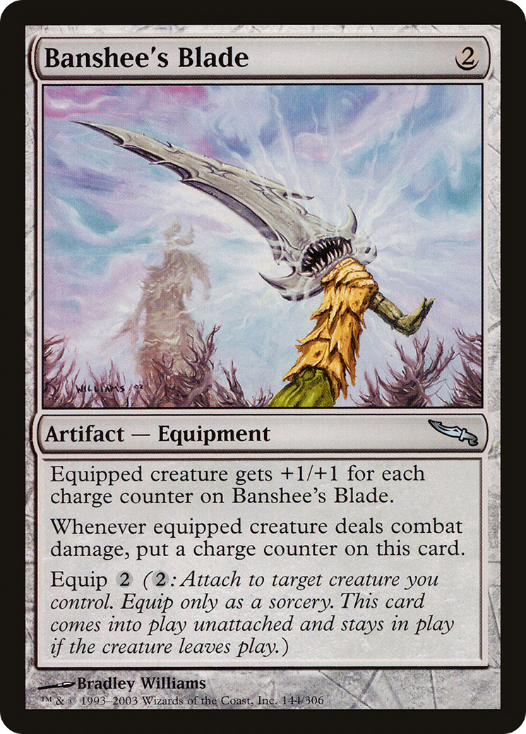 Banshee's Blade (MRD-144)  Foil - Mirrodin