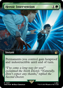 Heroic Intervention (Extended Art) (Surge Foil) (WHO-1067)  Foil - Doctor Who: (Extended Art)