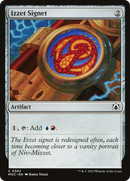 Izzet Signet (MOC-362)  - March of the Machine Commander