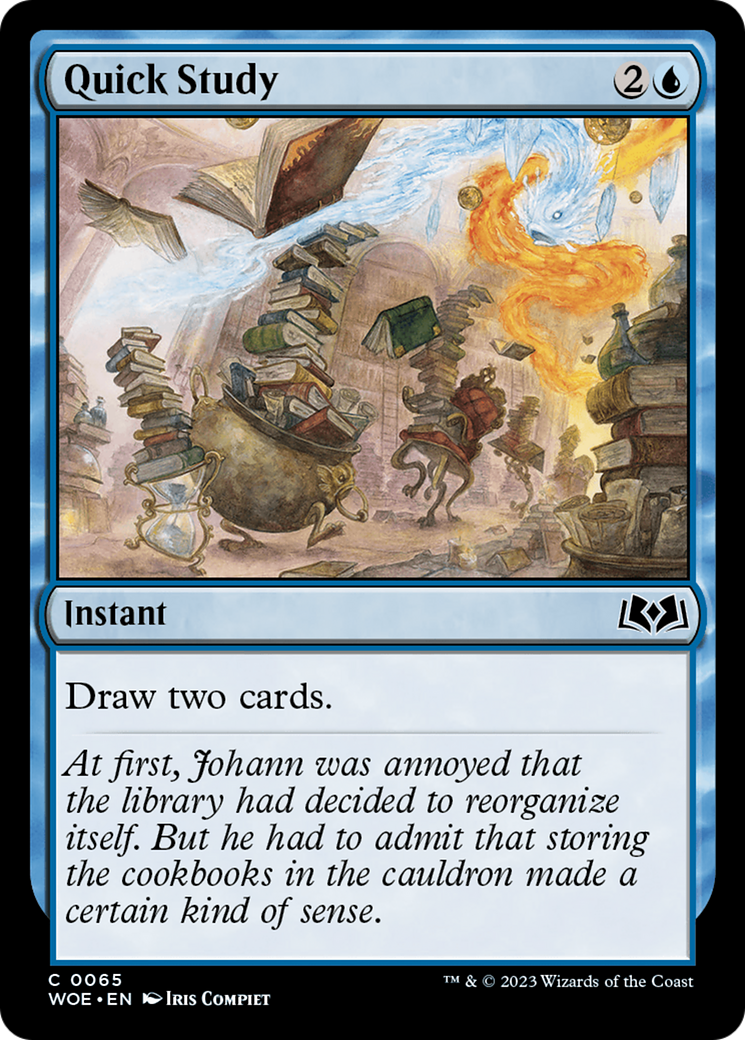 Quick Study (WOE-065)  Foil - Wilds of Eldraine