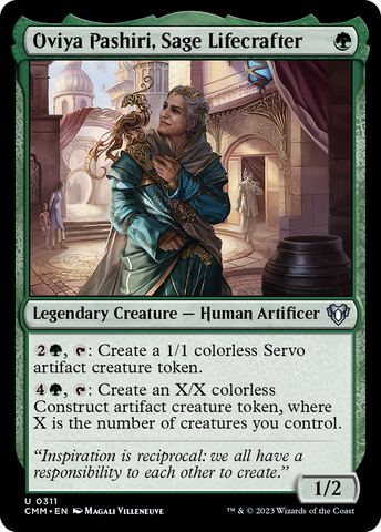 Oviya Pashiri, Sage Lifecrafter (CMM-311)  - Commander Masters