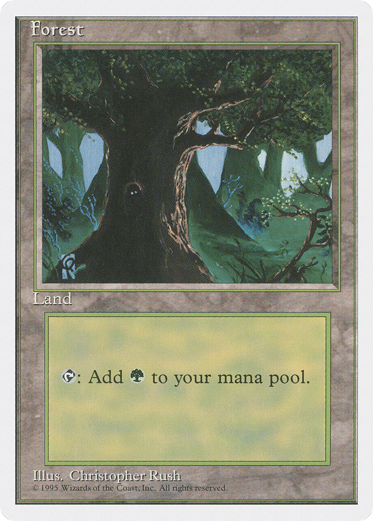Forest (C) (4ED-176)  - Fourth Edition