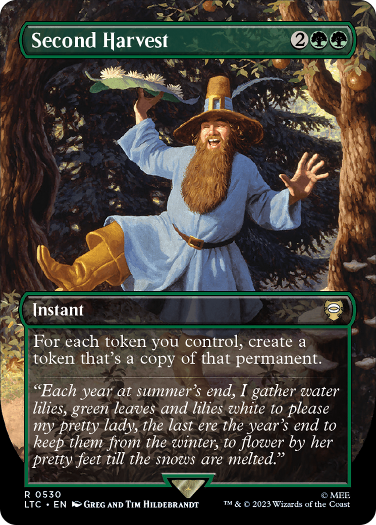 Second Harvest (Borderless) (LTC-530)  Foil - Tales of Middle-earth Commander