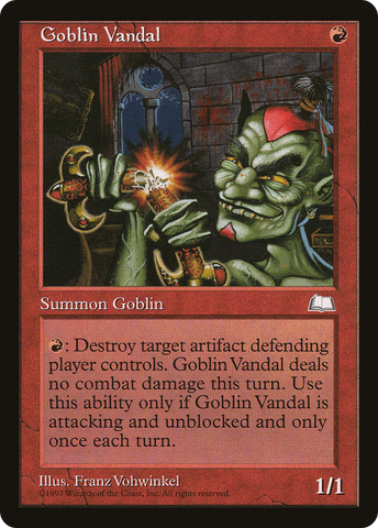 Goblin Vandal (WTH-) - Weatherlight