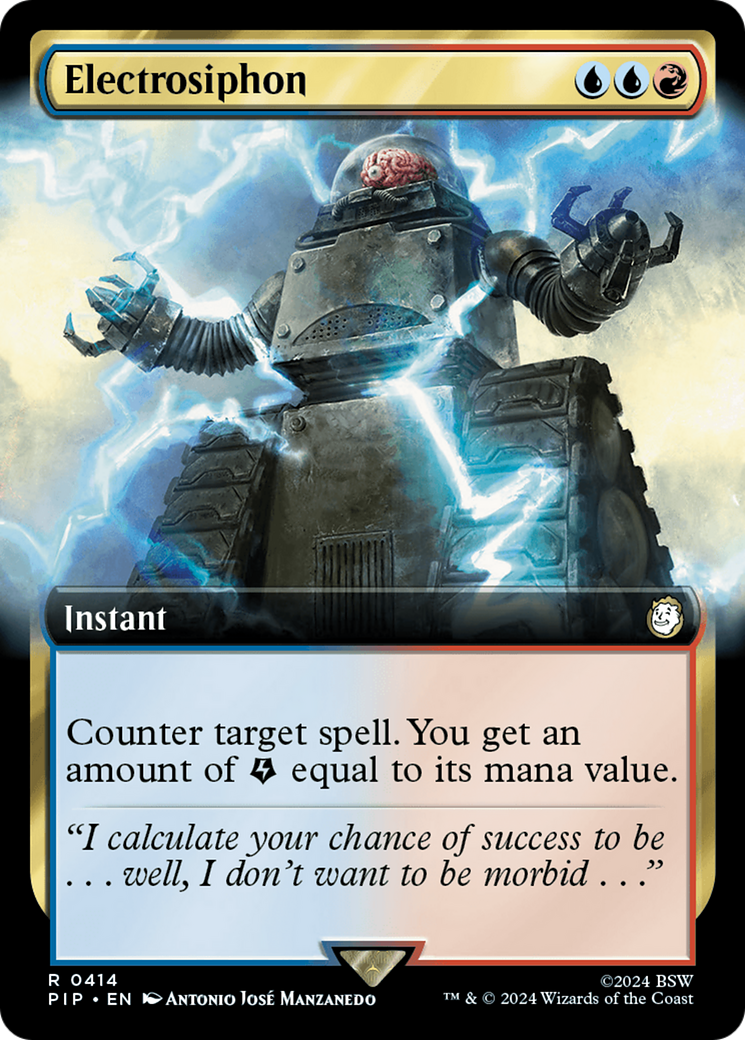 Electrosiphon (Extended Art) (PIP-414)  Foil - Fallout: (Extended Art)