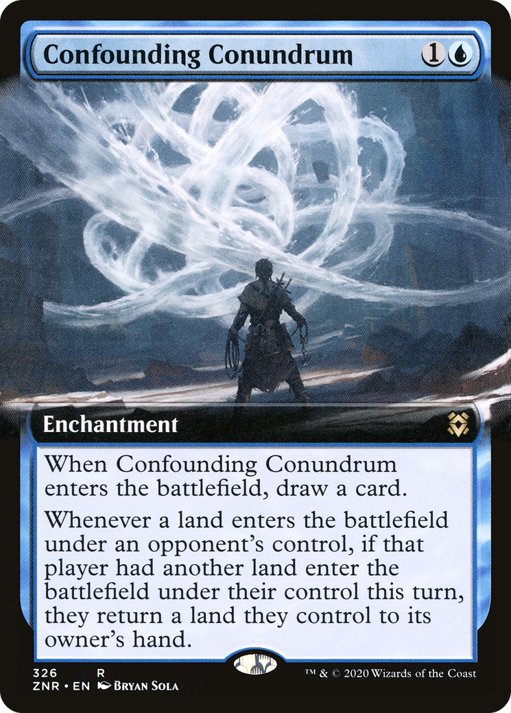 Confounding Conundrum (Extended Art) (ZNR-326)  - Zendikar Rising: (Extended Art)