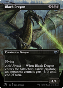 Black Dragon (Borderless) (AFR-291)  - Adventures in the Forgotten Realms (Borderless)