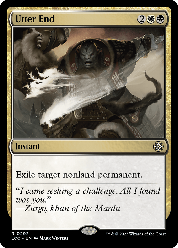 Utter End (LCC-292)  - The Lost Caverns of Ixalan Commander