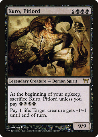 Kuro, Pitlord (CHK-123)  Foil - Champions of Kamigawa