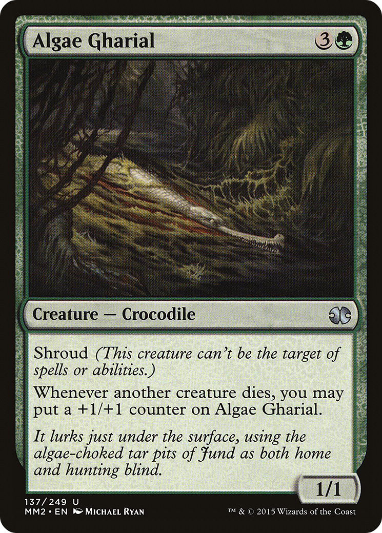 Algae Gharial (MM2-137)  Foil - Modern Masters 2015