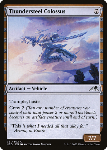 Thundersteel Colossus (NEO-261)  - Kamigawa: Neon Dynasty