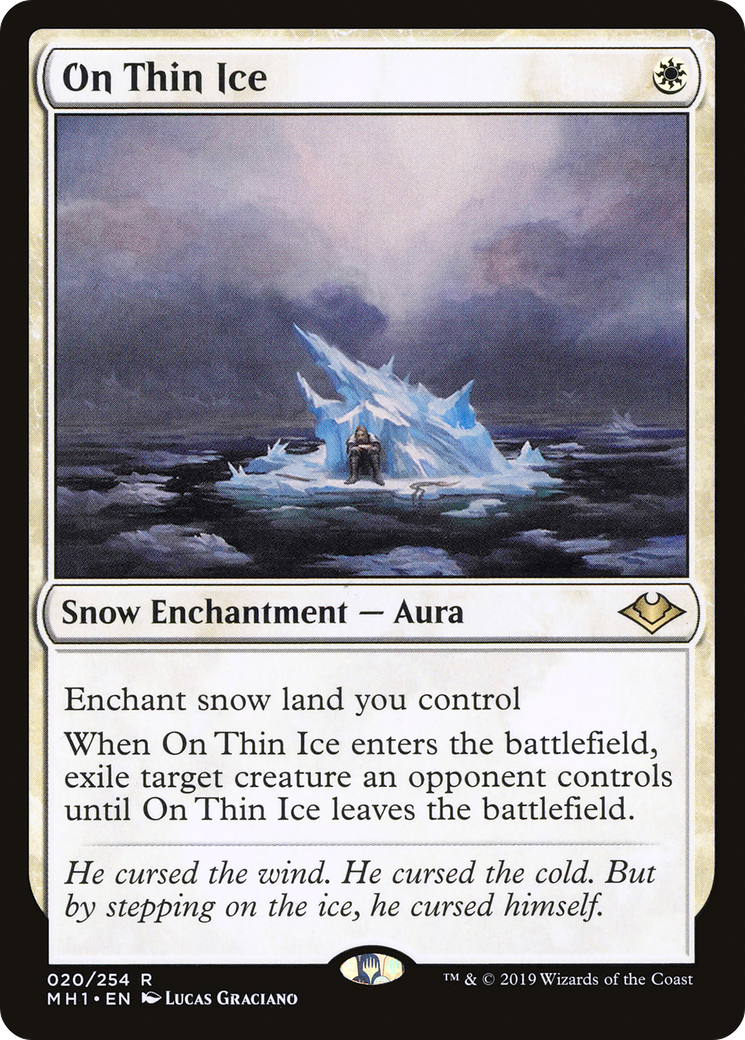 On Thin Ice (MH1-020) - Modern Horizons Foil