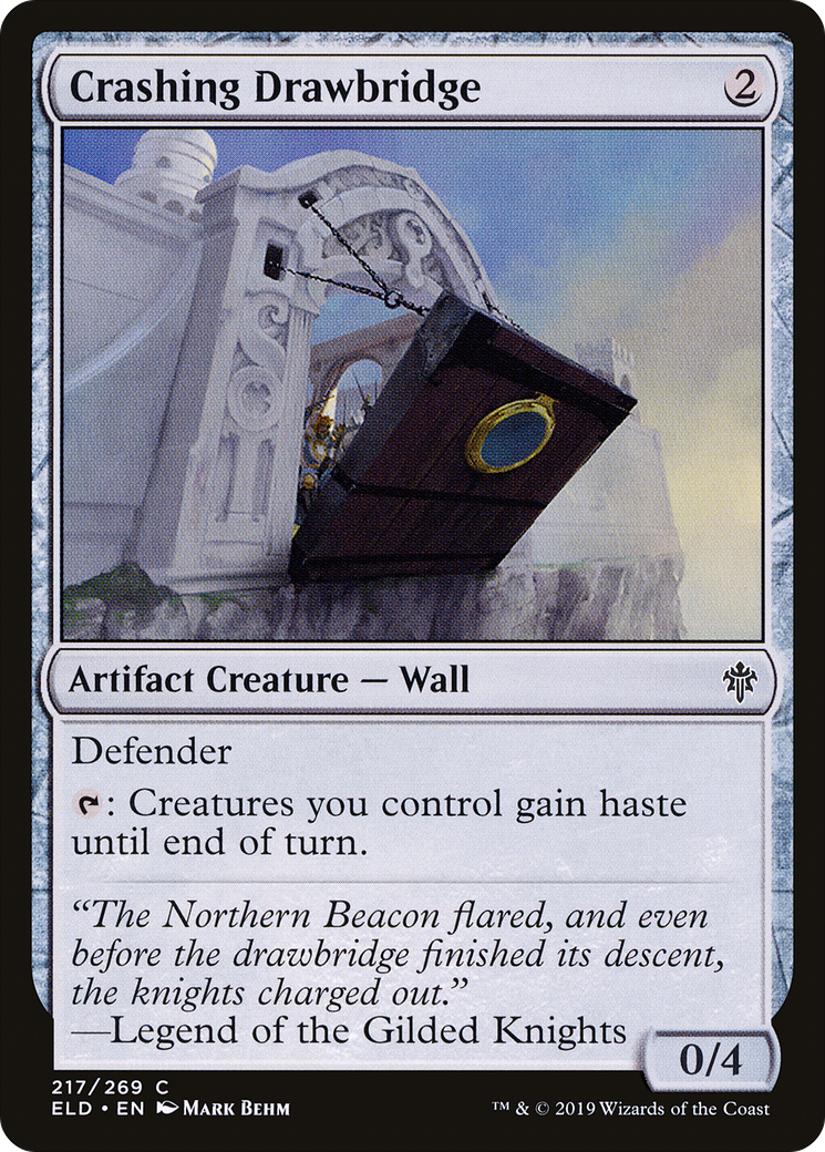 Crashing Drawbridge (ELD-217)  - Throne of Eldraine