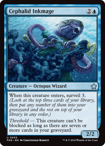Cephalid Inkmage (FDN-032)  - Foundations