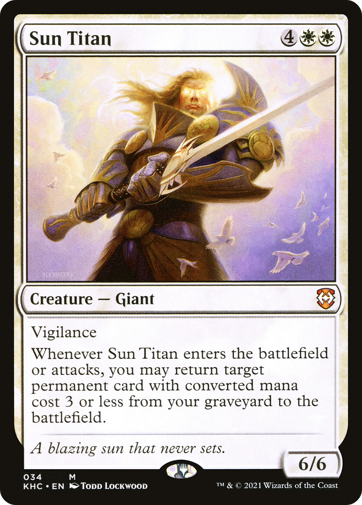Sun Titan (KHC-034)  - Kaldheim Commander